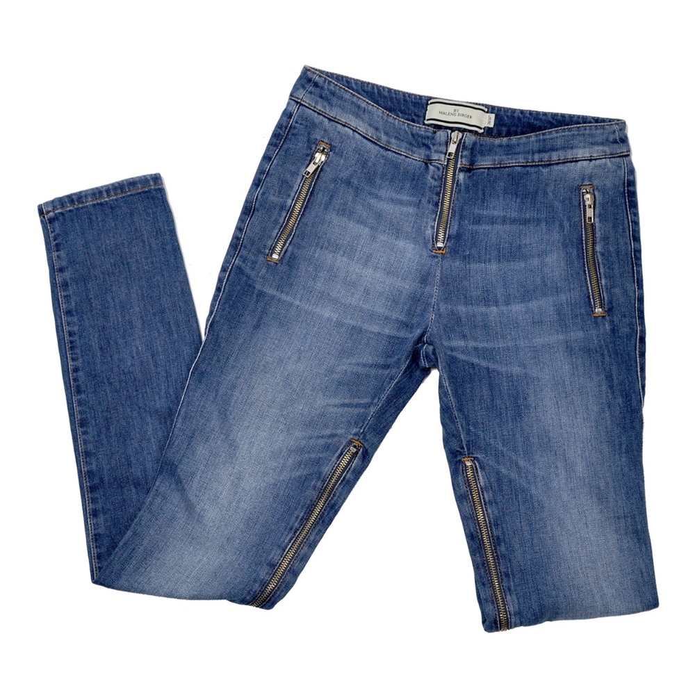 BY MALENE BIRGER Zip Jeans 28/34. Runs small